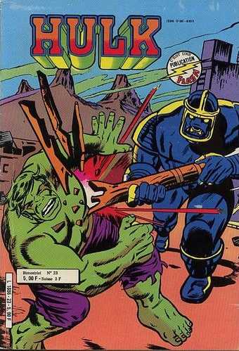 Scan de la Couverture Hulk Publication Flash n 23